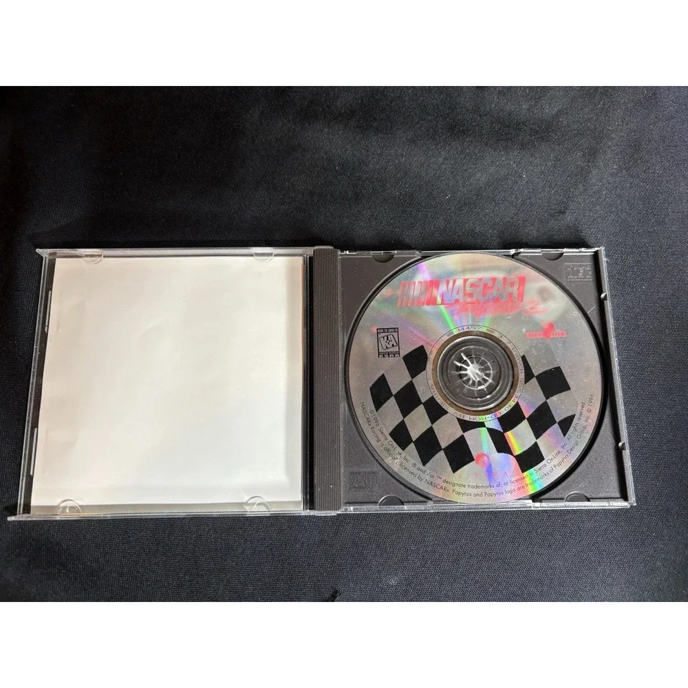 NASCAR Racing 2 Sierra PC CD-ROM 1996 Vintage Racing Simulator Game Jewel‎ Case